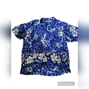Vintage UK Hawaiian button up shirt Mens Size XL